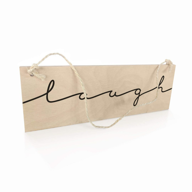 Holzschild Laugh - WA295760