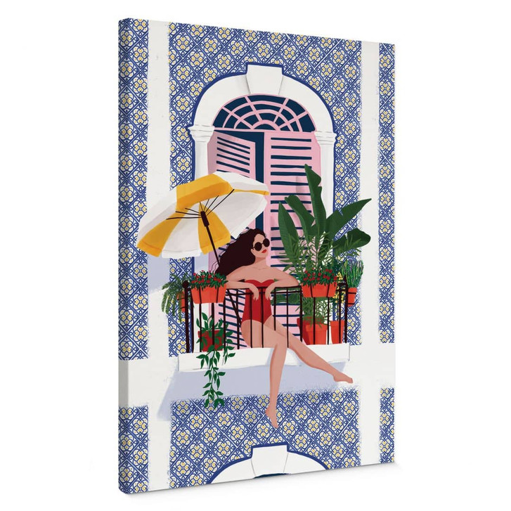 Leinwandbild Urlaub auf dem Balkon - Tomljanovic - WA459727
