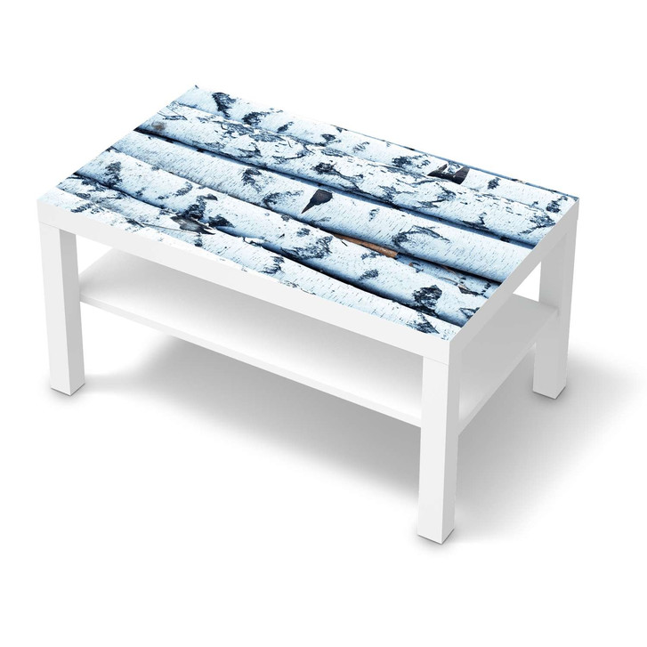 Möbelfolie IKEA Lack Tisch 90x55cm - Weisses Buschwerk - CR116078