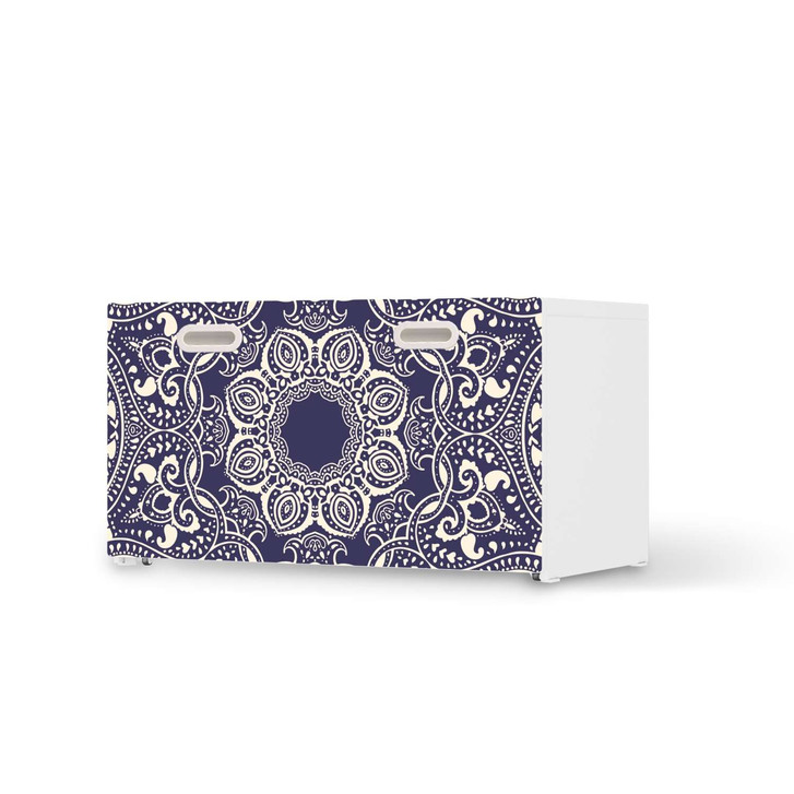 Möbelfolie IKEA Stuva / Fritids Bank mit Kasten - Blue Mandala - CR117667