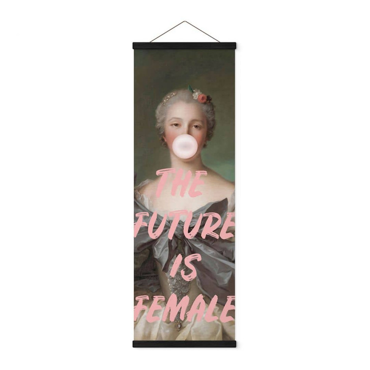 Stoffbild Die Zukunft ist weiblich - Grace Digital Art - Panorama - WA474106