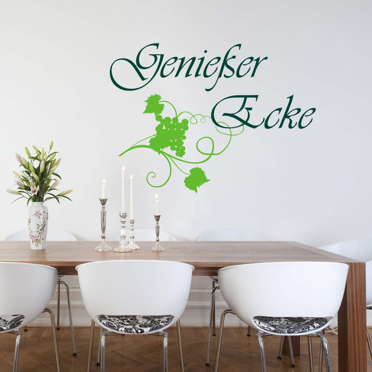Wandtattoo Geniesser Ecke 3 (2-farbig) - WA210746