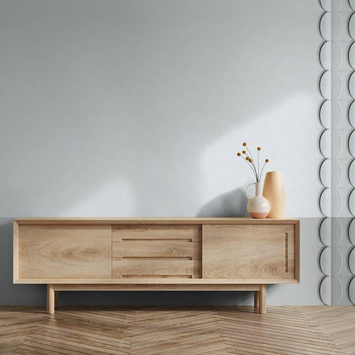 Bordüre in Grau, Grafisch für Wohnzimmer, Schlafzimmer 5.00 x 0.177 m - WA448718