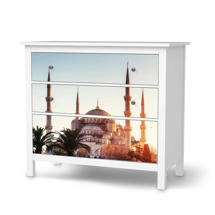 Möbelfolie IKEA Hemnes Kommode 3 Schubladen - Blue Mosque - CR114696