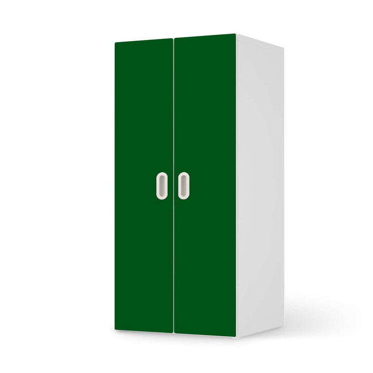 Möbelfolie IKEA Stuva / Fritids Schrank - 2 grosse Türen - Grün Dark - CR117838