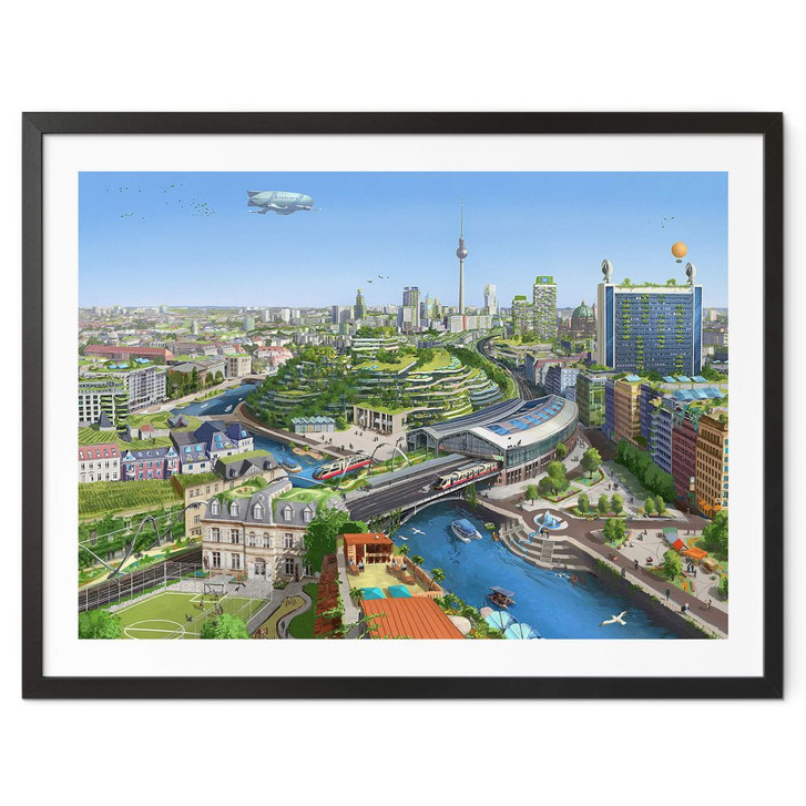 Poster aerroscape - Berlin Solarpunk - WA380885