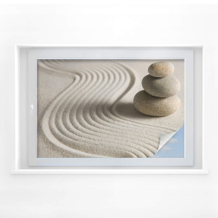 Sichtschutzfolie Stone in Sand 2 - WA177062