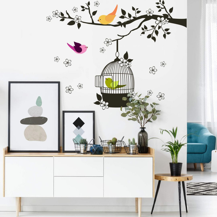 Wandsticker Vögelchen im Baum - WA203193