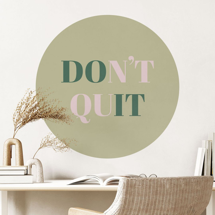 Wandtattoo Don't Quit Do it - Rund - WA429953