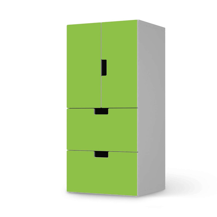 Möbelfolie IKEA Stuva / Malad - 2 Schubladen und 2 kleine Türen - Hellgrün Dark - CR117088