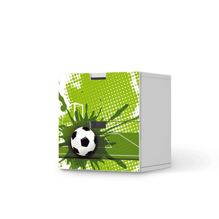 Klebefolie IKEA Stuva / Malad Kommode - 2 Schubladen - Goal - CR110317