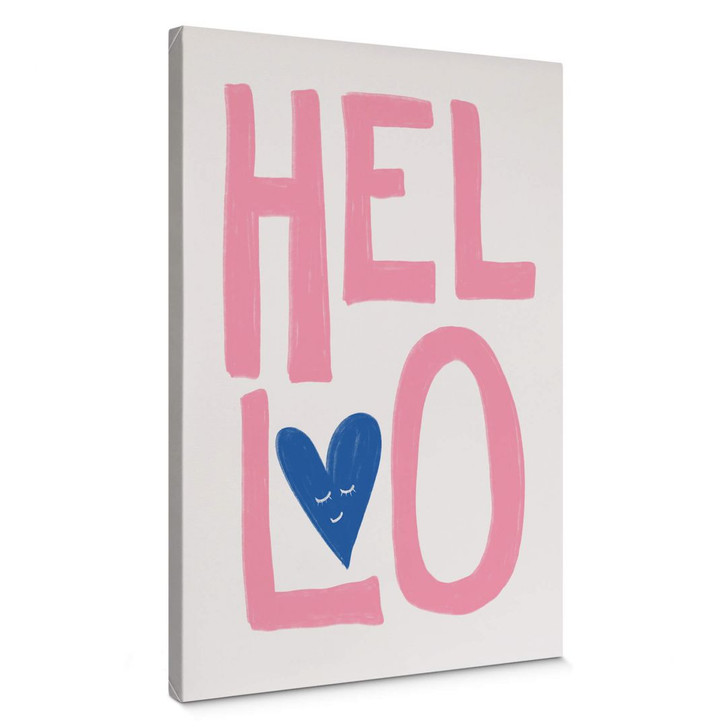 Leinwandbild Hello - Fritsch - Ein freundlicher Gruss - WA402778