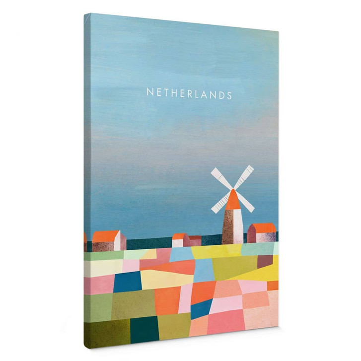 Leinwandbild Reise in die Niederlande - Rivers - WA417268