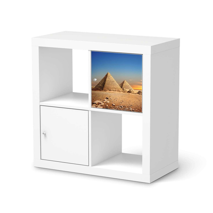 Möbelfolie IKEA Kallax Regal 1 Türe - Pyramids - CR118340