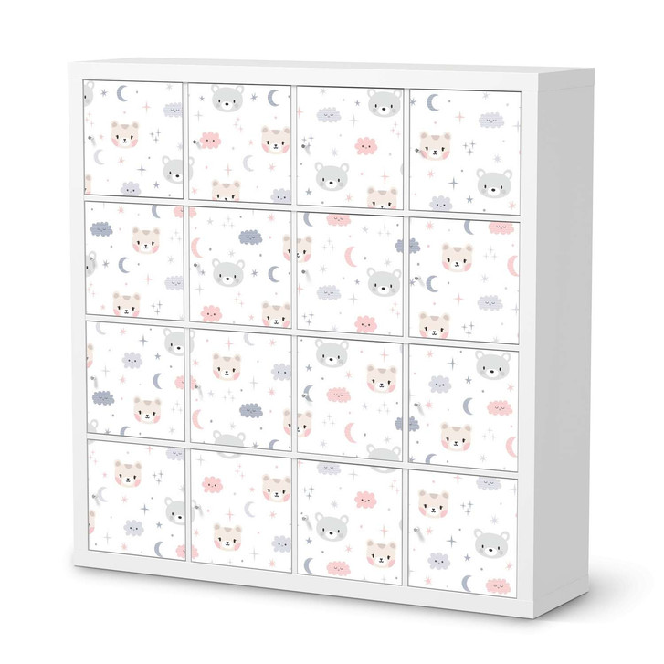 Möbelfolie IKEA Kallax Regal 16 Türen - Sweet Dreams - CR115277