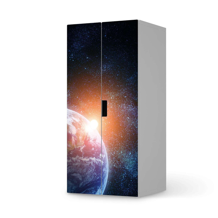 Möbelfolie IKEA Stuva / Malad Schrank - 2 grosse Türen - Sunrise - CR118013