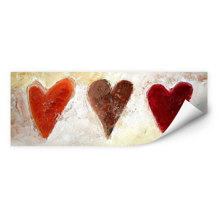 Wallprint Melz - Herzen - Panorama - WA186767