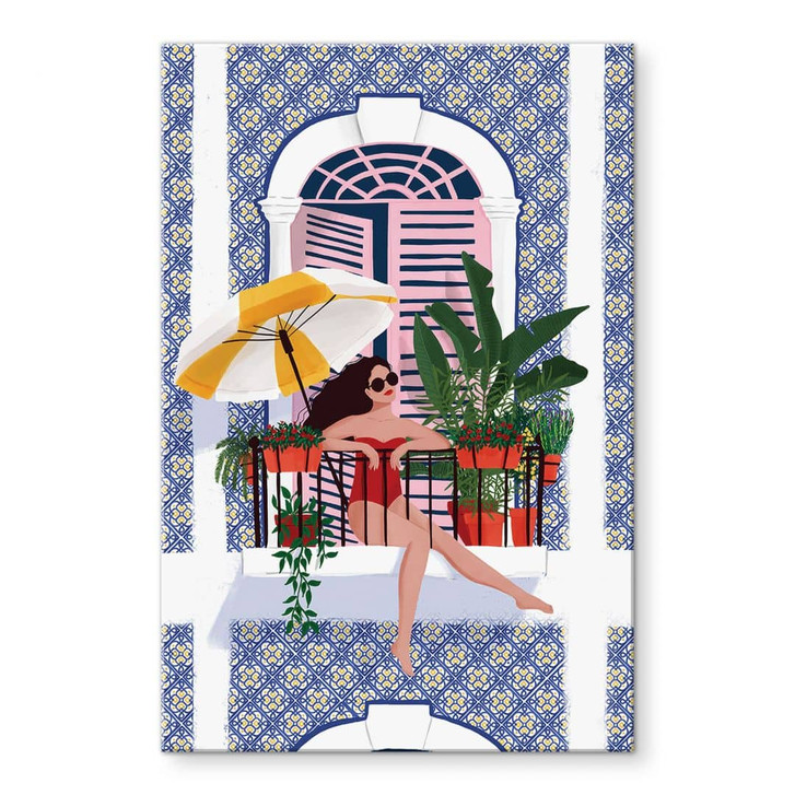 Acrylglasbild Urlaub auf dem Balkon - Tomljanovic - WA458103