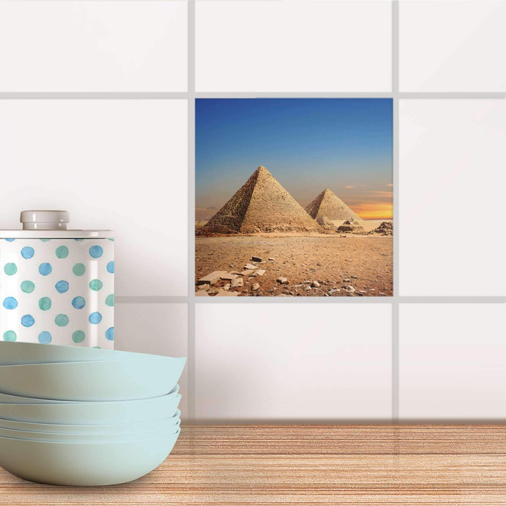 Fliesenaufkleber - Pyramids - CR101108