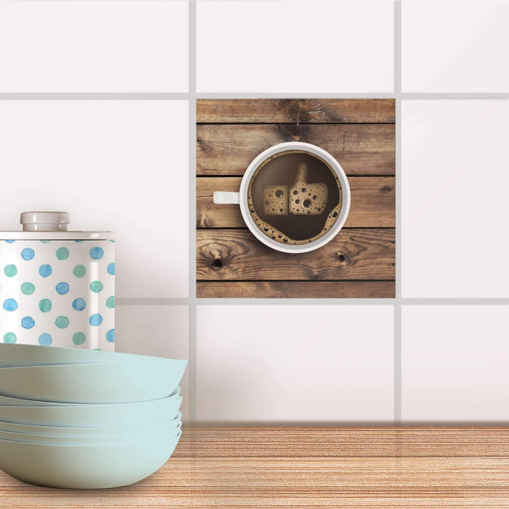 Fliesenaufkleber - Sweet Coffee - CR101220