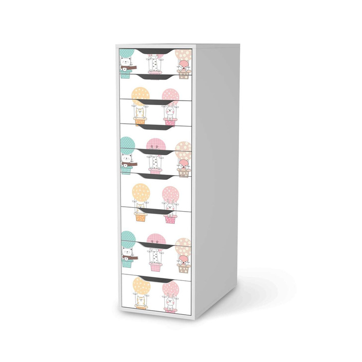 Folie IKEA Alex 9 Schubladen - Flying Animals - CR105248
