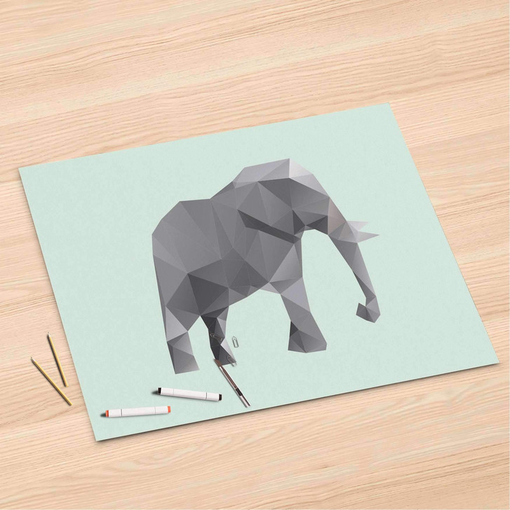Folienbogen (120x80cm) - Origami Elephant - CR106443
