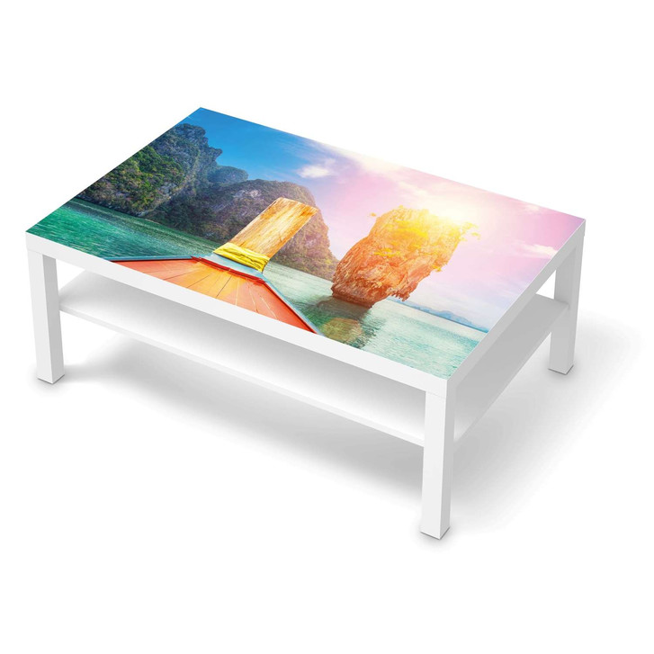 Klebefolie IKEA Lack Tisch 118x78cm - Blue Water Lagoon - CR111462