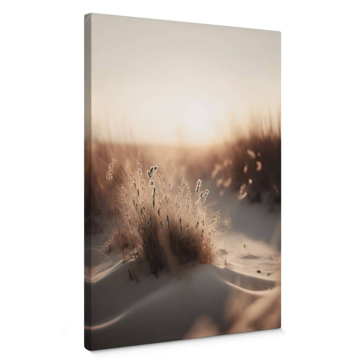 Leinwandbild Treechild - Sonnenuntergang über den Dünen - WA403650