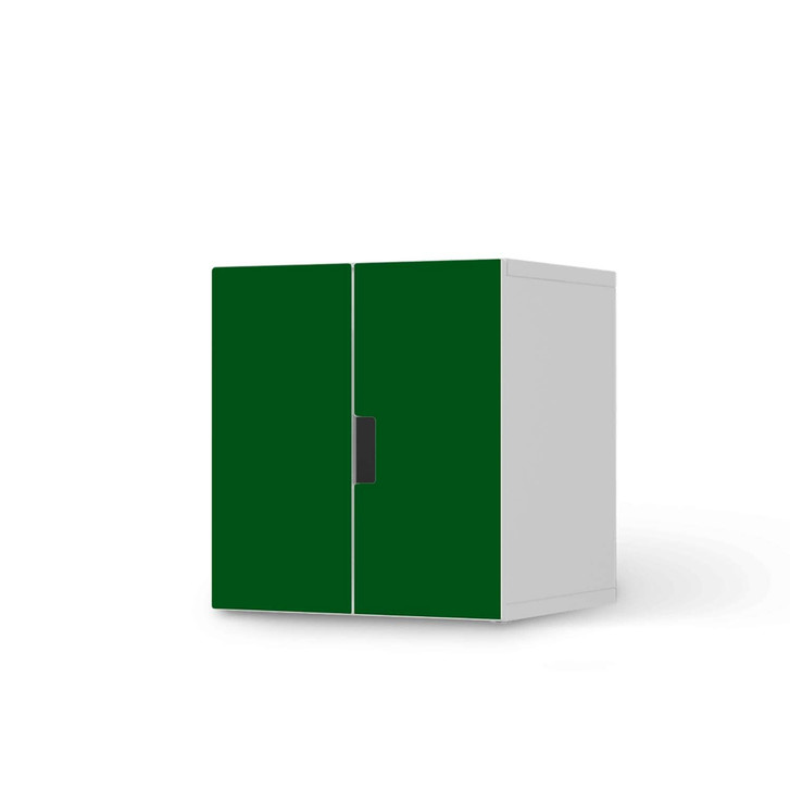 Möbelfolie IKEA Stuva / Malad Schrank - 2 kleine Türen - Grün Dark - CR118994