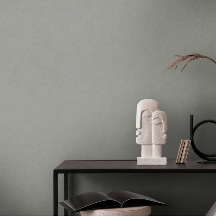 Unitapete mit Putz-Optik Grau - Einfarbige Tapete mit Struktur - Strukturtapete - WA457023