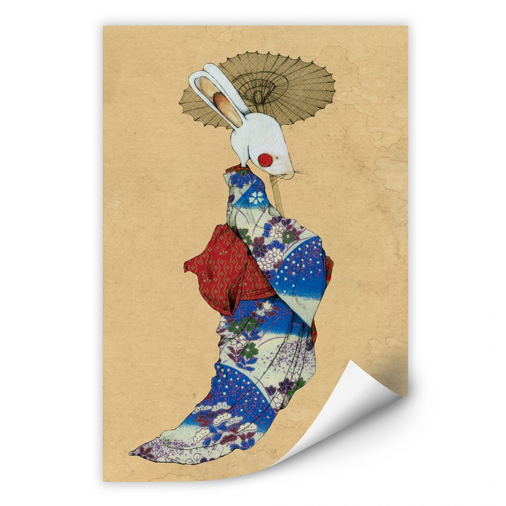 Wallprint Loske - Geisha Kaninchen 01 - WA186092