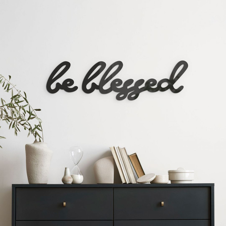 3D Schriftzug aus Acryl - Be blessed - WA509535