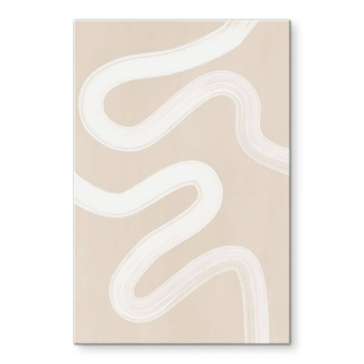 Acrylglasbild One Line Art - Sanfte Strömung - Ristova - WA463945