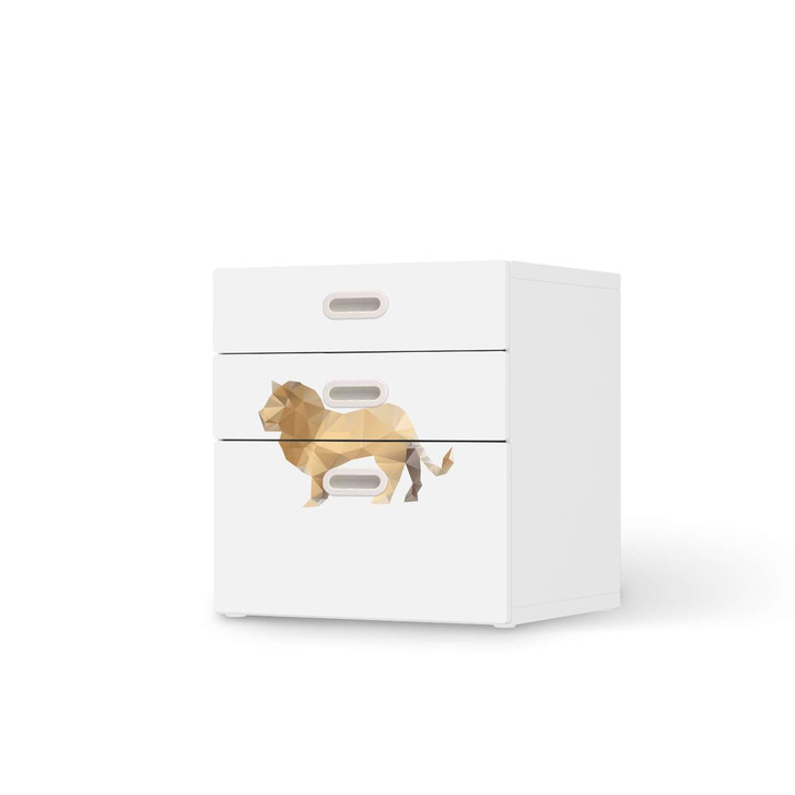 Folie IKEA Stuva / Fritids Kommode - 3 Schubladen - Origami Lion - CR105916
