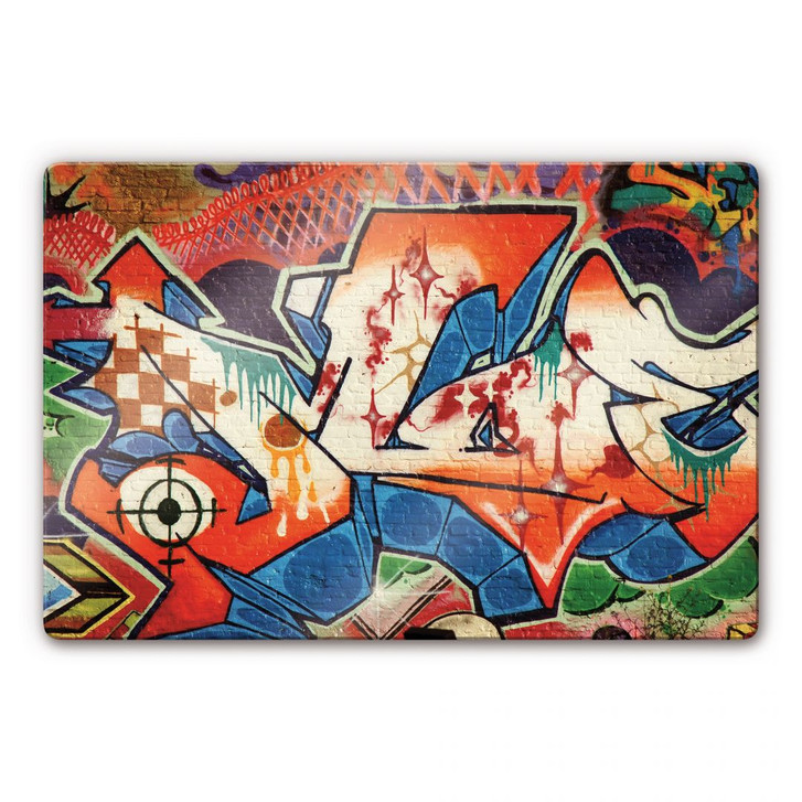 Glasbild Graffiti - WA123402