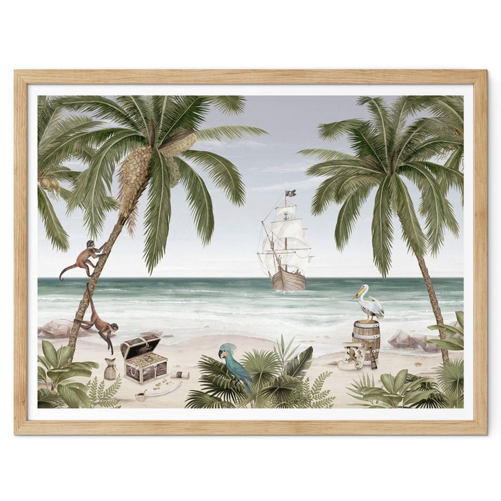 Kinderposter Kikki Belle - Piratenbucht - WA356043