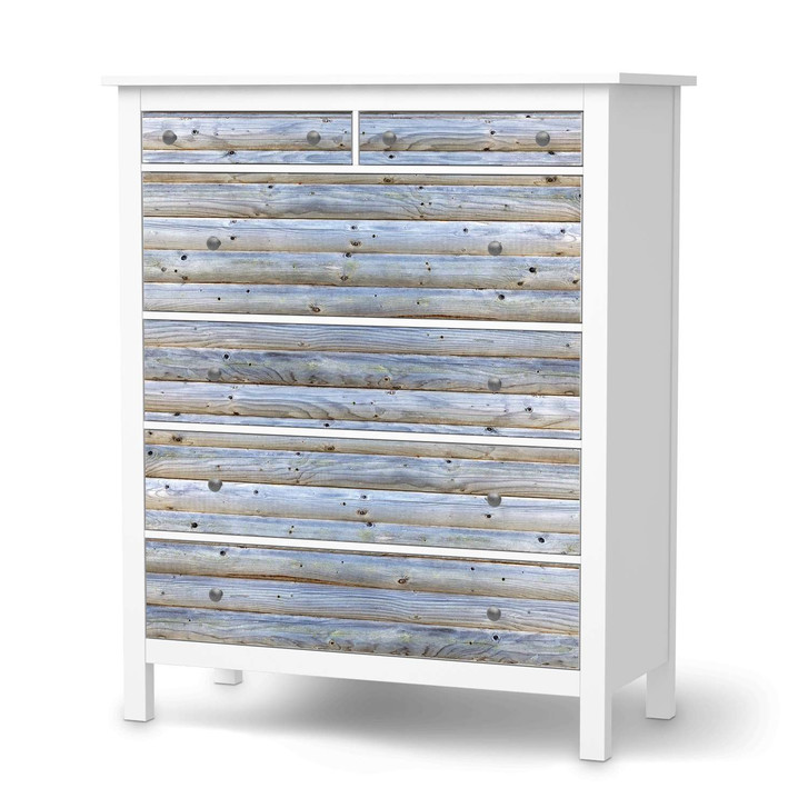 Klebefolie IKEA Hemnes Kommode 6 Schubladen - Greyhound - CR111368