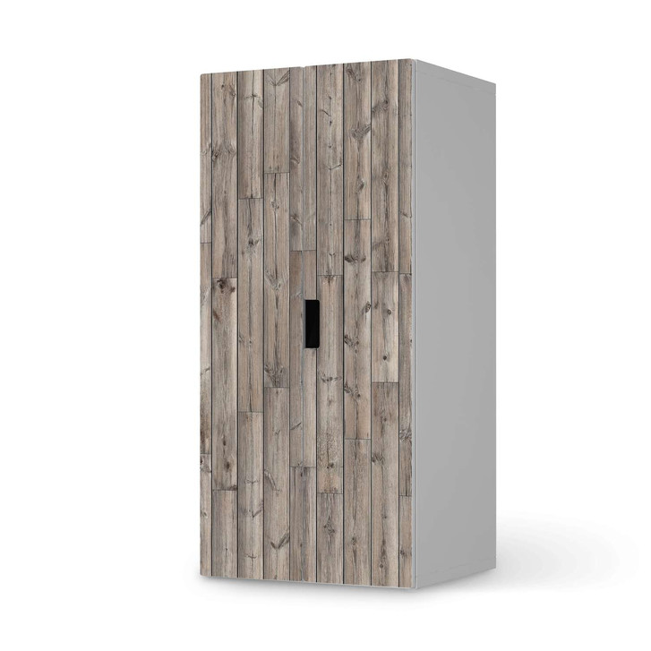 Möbelfolie IKEA Stuva / Malad Schrank - 2 grosse Türen - Dark washed - CR117938