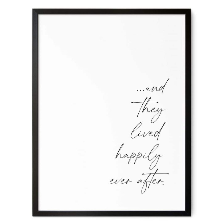 Poster ...and they lived happily ever after - WA407974