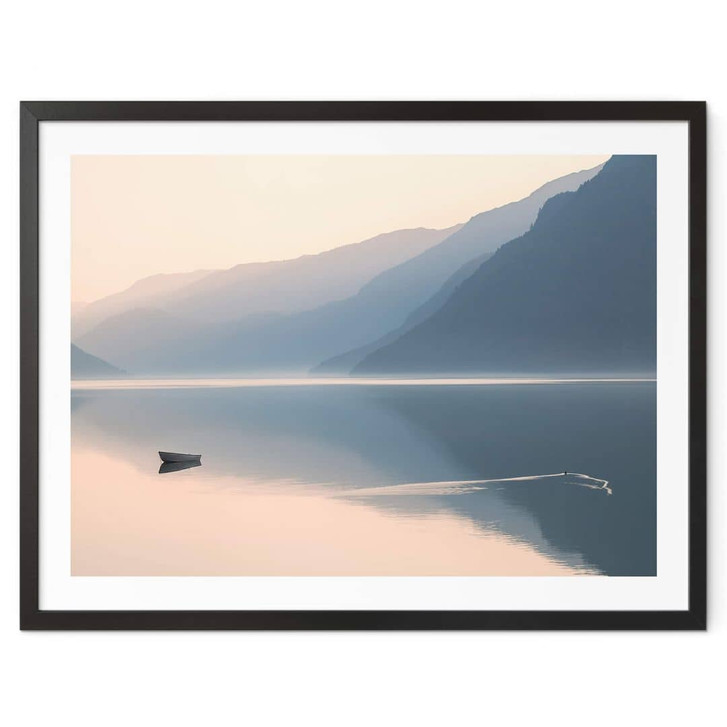 Poster Davidsson - See und Berge in malerischer Harmonie - WA379063