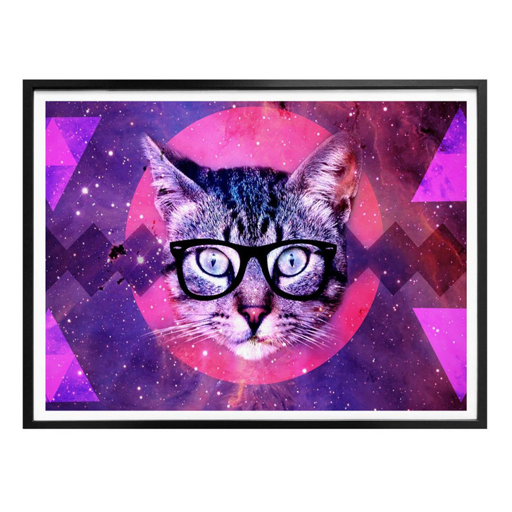 Poster Nerdy Cat - WA239505