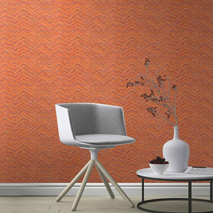 Rasch Vliestapete, Mustertapete Barbara Home Collection III orange dunkel - WA410000