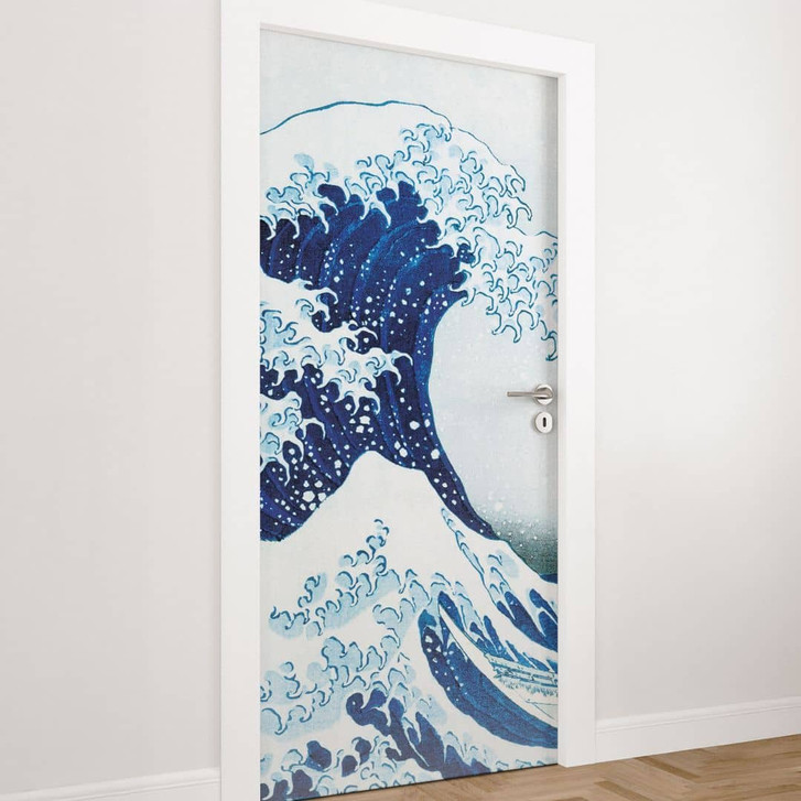 Türfolie Die grosse Welle von Kanagawa - Hokusai - Selbstklebende Türdeko - WA509977