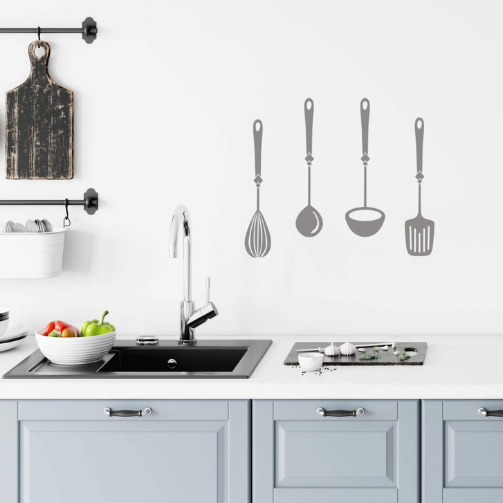 Wandtattoo Kochutensilien Karo - WA213398