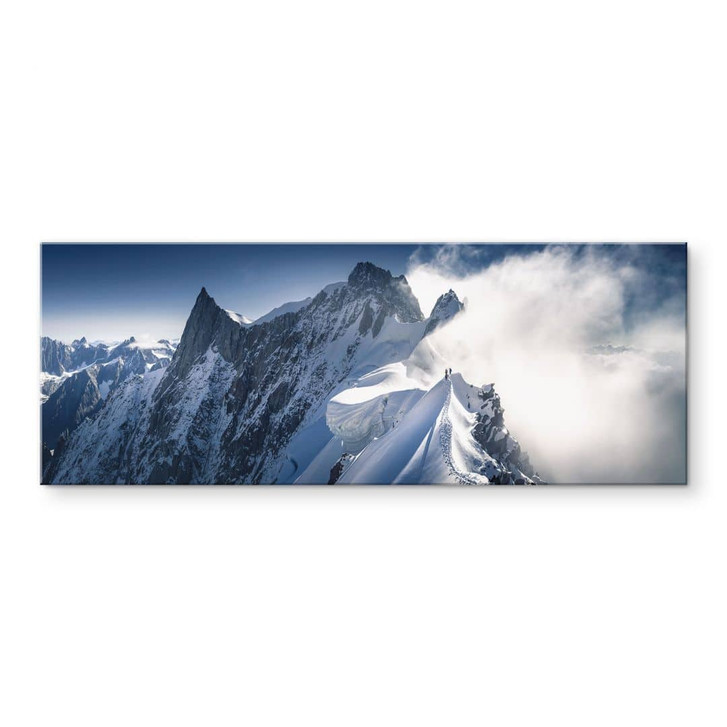 Acrylglasbild Gipfel des Mont Blanc - Nienartowicz - Panorama - WA490659
