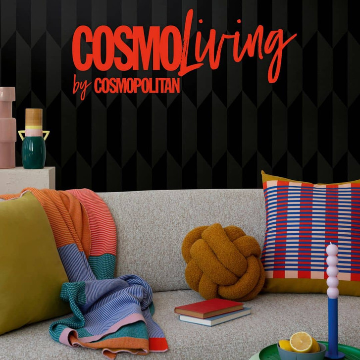 COSMOPOLITAN 3D-Tapete Schwarz Metallic - Luxus Designer Vliestapete Wohnzimmer - WA480304