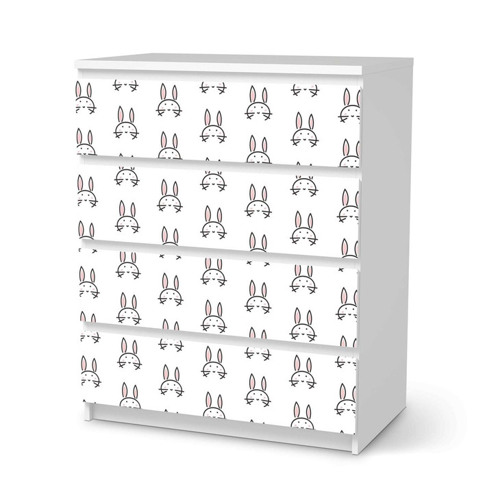 Folie IKEA Malm Kommode 4 Schubladen - Hoppel - CR105630