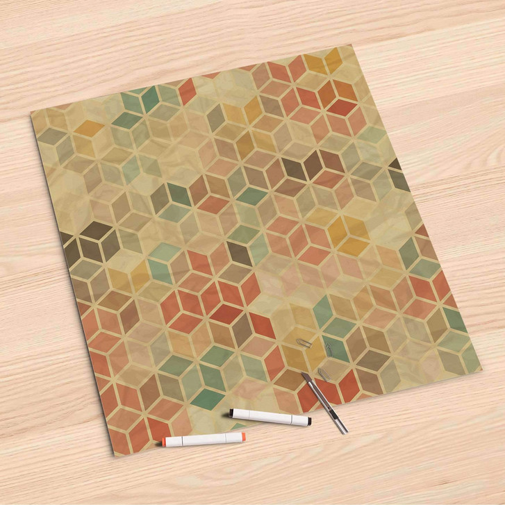 Folienbogen (60x60cm) - 3D Retro - CR107003