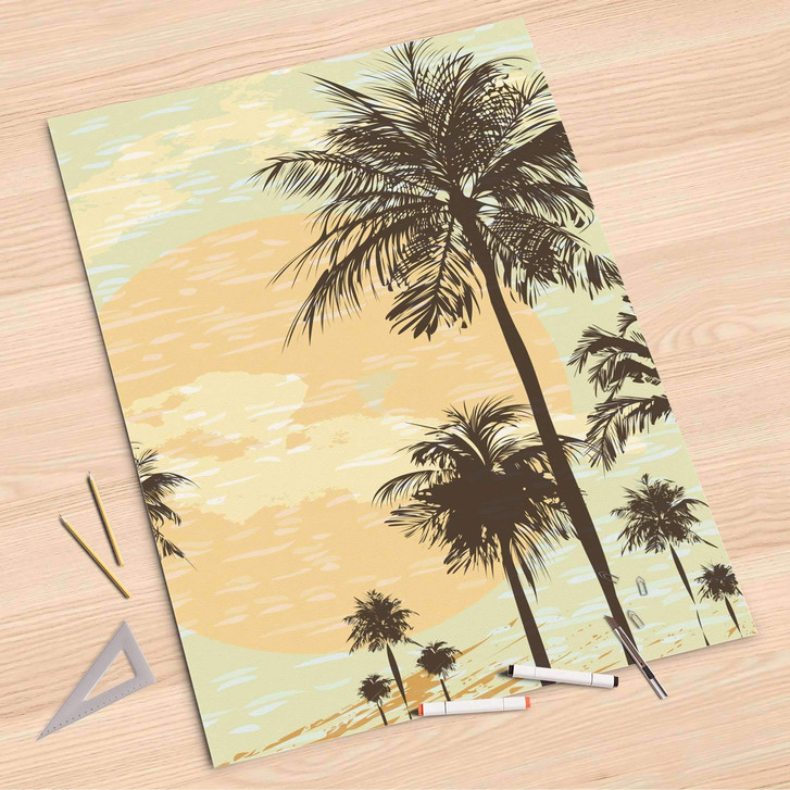 Folienbogen (80x120cm) - Beach Palms - CR107266