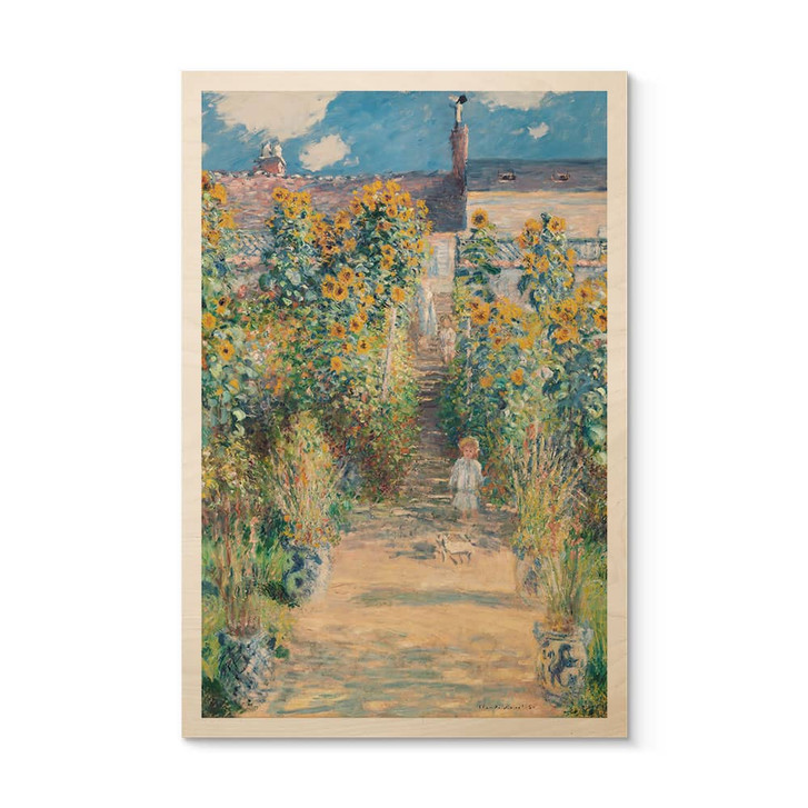 Holzbild Monet - Der Garten Monets in Vétheuil - WA443901